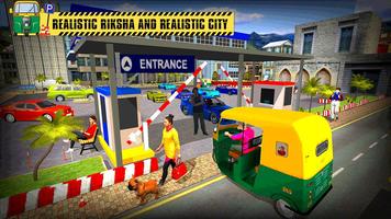 Parking Rickshaw Car 3D screenshot 1