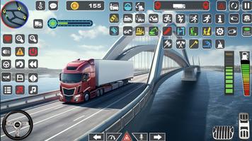 jeux de camion de transport 3D Affiche