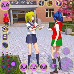 Anime High School Girl Life 3D APK 下載