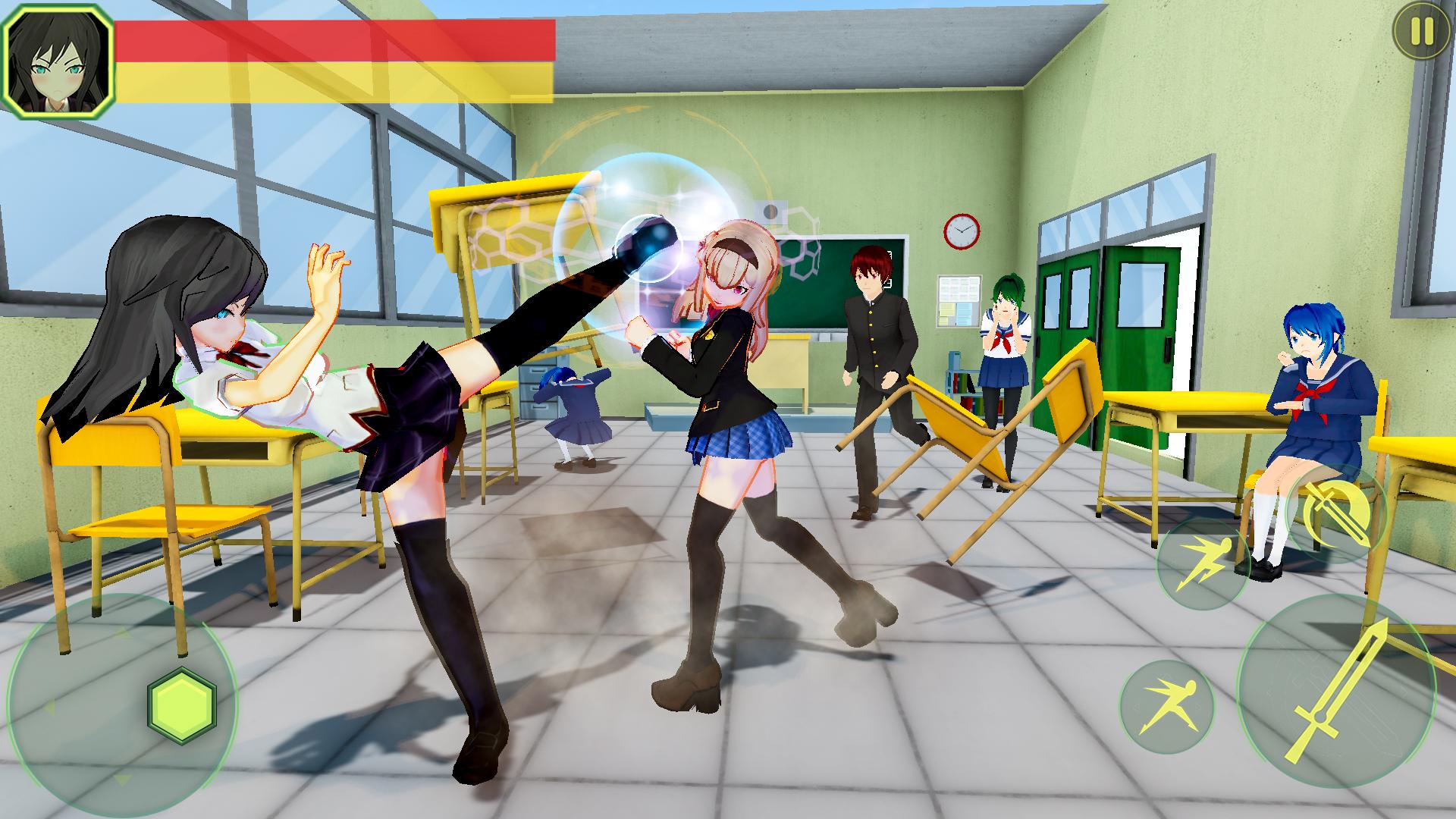 School game азуми. Игры в школе. School Fight игра.