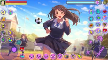 Anime High School Girl imagem de tela 1