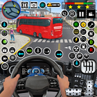 Juegos de simulador de autocar icono