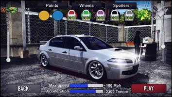 Megane Drift Simulator تصوير الشاشة 1
