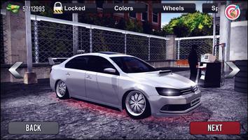 Jetta Drift Simulator ảnh chụp màn hình 1
