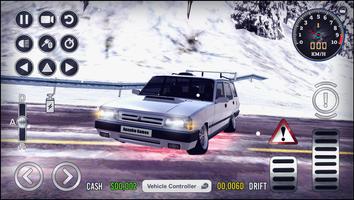 Kartal Snowy Driving Simulator ảnh chụp màn hình 2