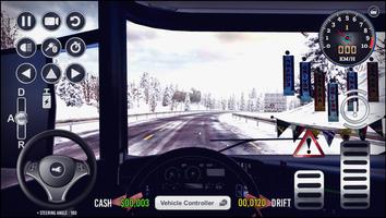 Truck Snowy Driving Simulator ảnh chụp màn hình 3
