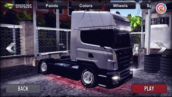 Truck Snowy Driving Simulator ảnh chụp màn hình 1