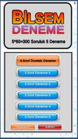 Bilsem Deneme 5*60 3.sınıf โปสเตอร์