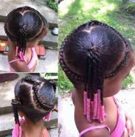 Braid Hairstyle Woman & Child постер