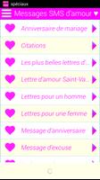 15 000+ Messages SMS d'amour ポスター