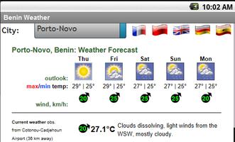 Météo Bénin capture d'écran 2
