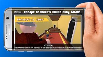 Escape Grandpa's house Simulator Obby Tips! 截圖 1