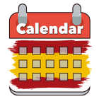 España Calendario 2020 ícone