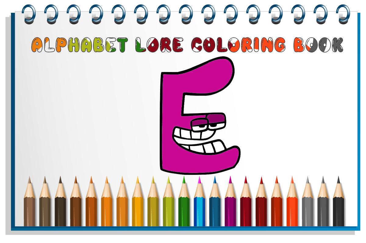 Alphabet Lore Coloring. Alphabet Lore Colour. O from Lor Color. Coloring lore