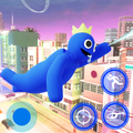 Spider Rope Hero Blue Monster