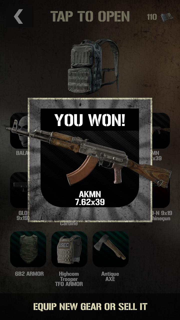 Android 用の ケースオープナー にとって Escape From Tarkov Apk をダウンロード
