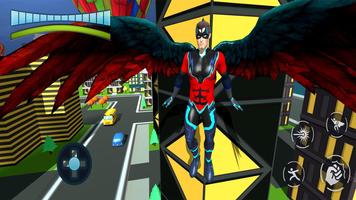 Speedster Flash Flying Hero: F poster
