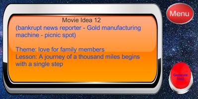 Movie Idea Generator - Android capture d'écran 2