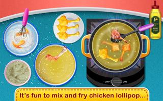 Chicken Lollipop-Cooking Maker capture d'écran 2