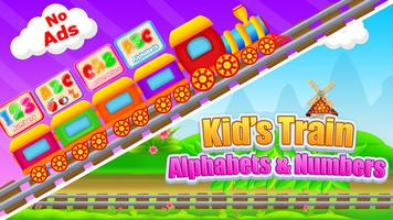 Kids Train: ABC & 123 Learning Poster