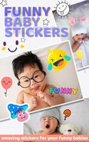 Funny Babies Stickers پوسٹر