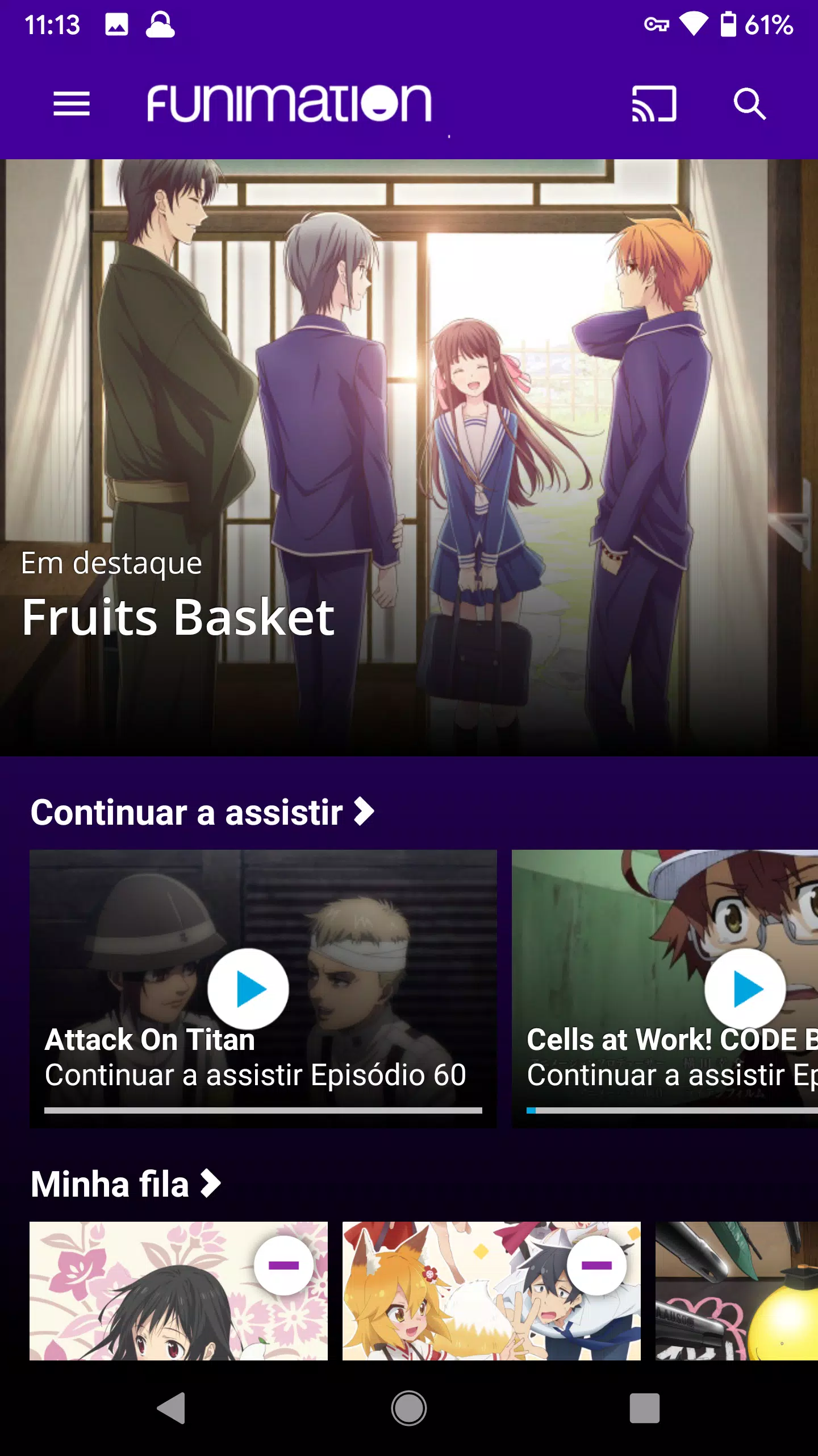 Baixar Funimation 3.9 Android - Download APK Grátis