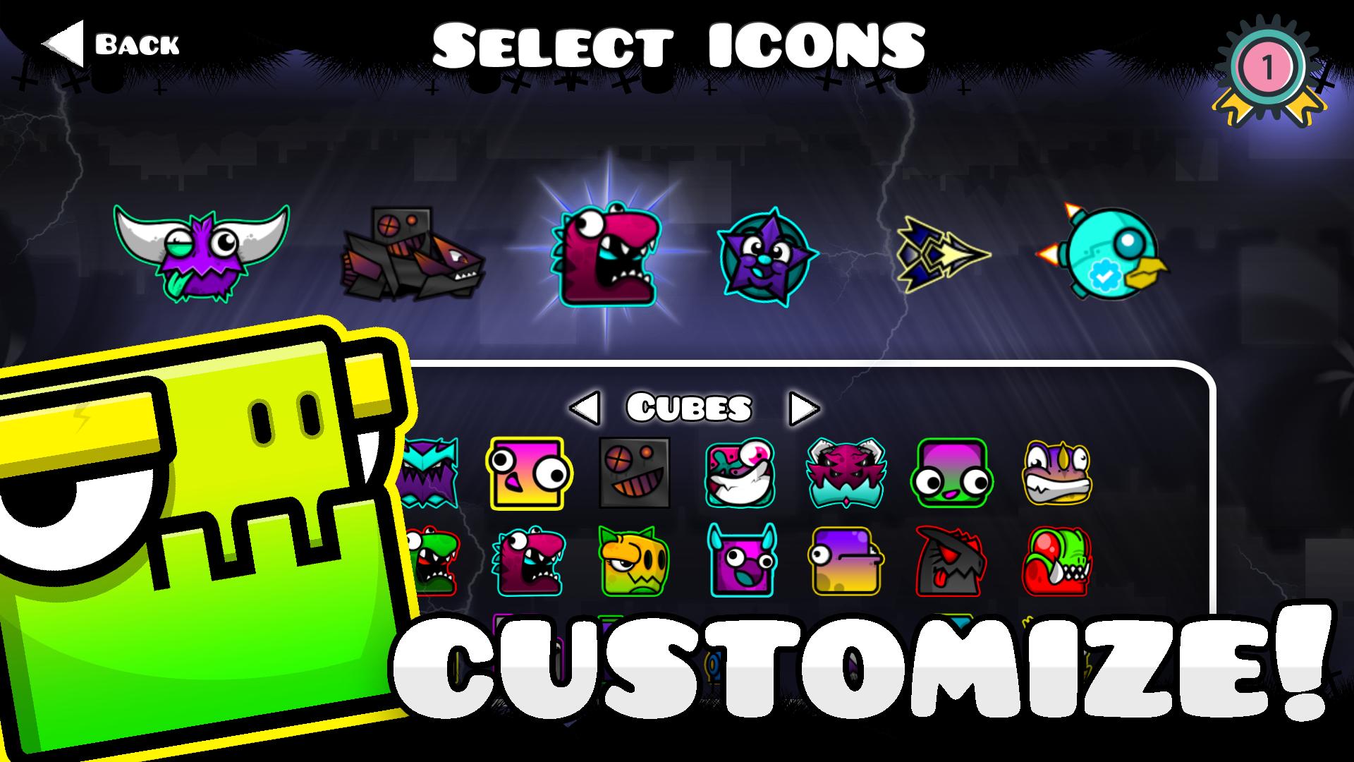 Geometry dash all icons steam фото 82