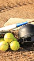 Softball Wallpaper poster