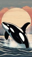 Killer Whale Wallpaper capture d'écran 1
