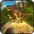 Wild dinosaur family survival simulator icône