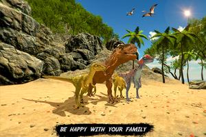 Wild dinosaur family survival simulator imagem de tela 3