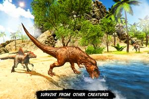 Wild dinosaur family survival simulator captura de pantalla 1