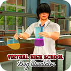 Virtual High School Boy Love Simulator icône