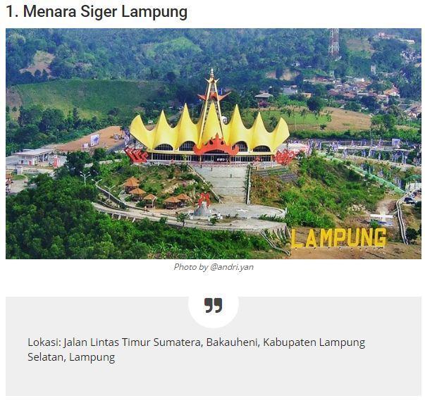 Tempat Wisata Lampung For Android - Apk Download