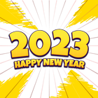 happy new year 2023 icône