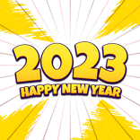 happy new year 2023 StickrsApp