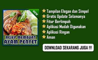 Resep Ayam Penyet capture d'écran 2