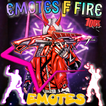EmotesFF Dances elite stickers