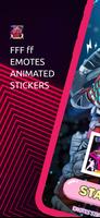 EmotesFF Dances elite stickers Affiche