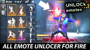 emote unlocker  ff fire ffh4x captura de pantalla 1