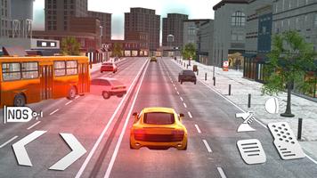 Audi Highway Car Traffic Racer Cartaz