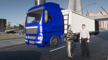 American Truck & Real Driver Cartaz