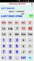 Twin Scientific Calculator โปสเตอร์