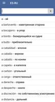 Spanish Russian Dictionary (OFFLINE) Affiche
