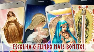 Virgem Maria Bloqueio de Tela  Cartaz