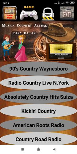 Descarga de APK de Musica Country Actual para Bailar : Radios Country para  Android