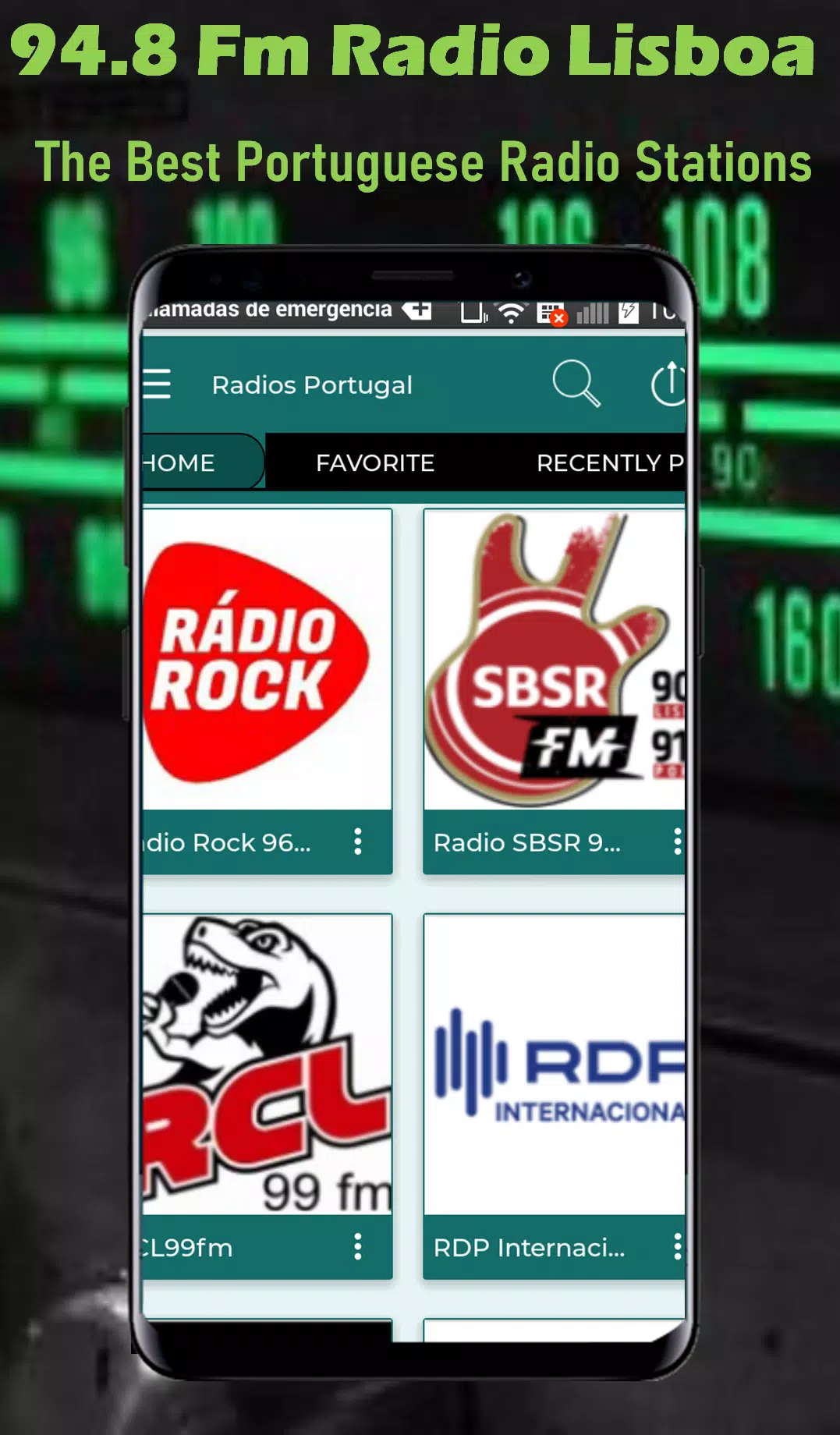 Descarga de APK de Radio 94.8 Fm Lisboa Portugal para Android
