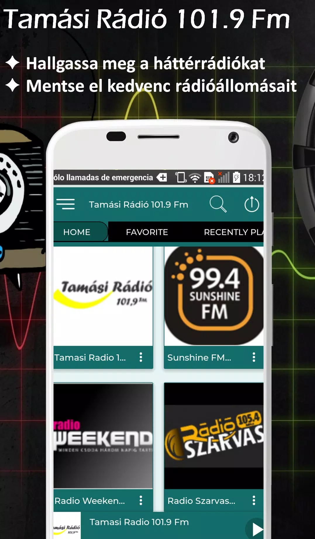Descarga de APK de Tamasi Radio 101.9 Fm + Magyar Radiok Online para Android