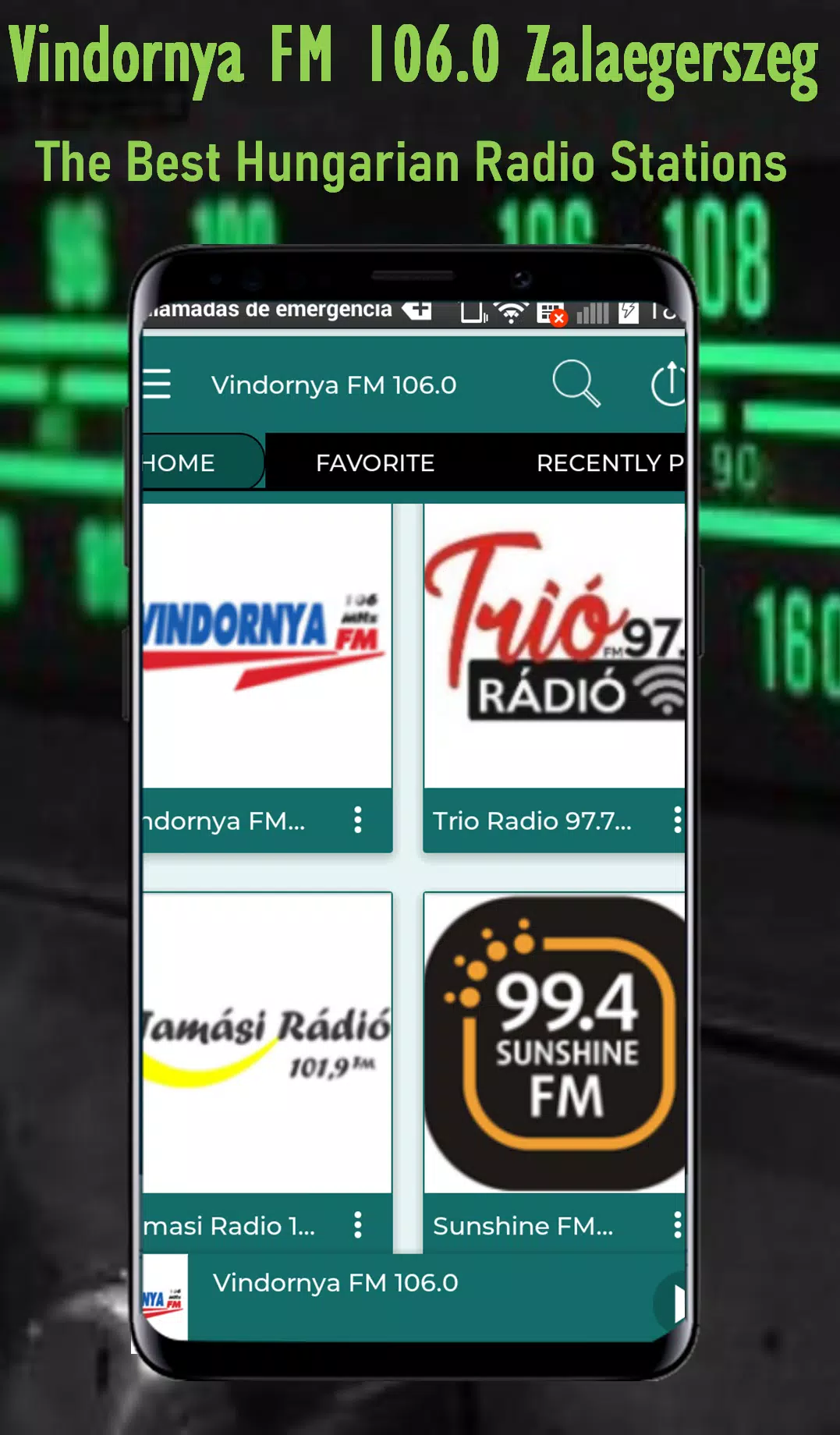 Vindornya FM 106.0 Zalaegerszeg + Hungary Radios for Android - APK Download