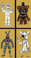 Coloriage Five Nights Freddy's Affiche